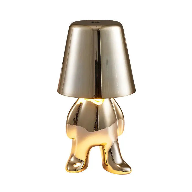 Sengelampe - Golden Man Lampe