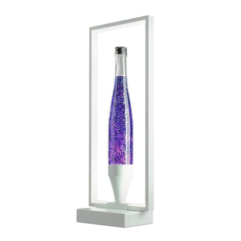 Kæmpe lilla lavalampe - timeglas